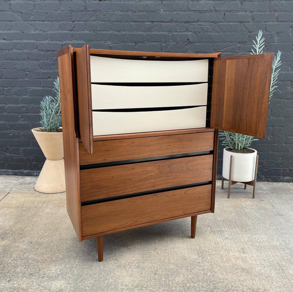 Mid-Century Modern Highboy Chest of Drawers by Dillingham, c.1960’s
