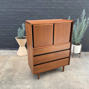 Mid-Century Modern Highboy Chest of Drawers by Dillingham, c.1960’s