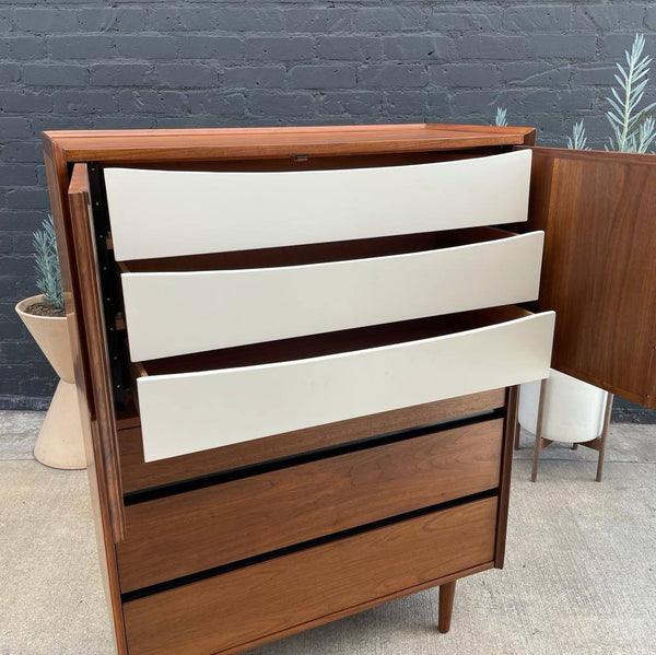 Mid-Century Modern Highboy Chest of Drawers by Dillingham, c.1960’s