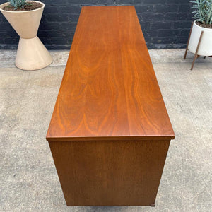 Mid-Century Modern Walnut 6-Drawer Dresser, c.1960’s