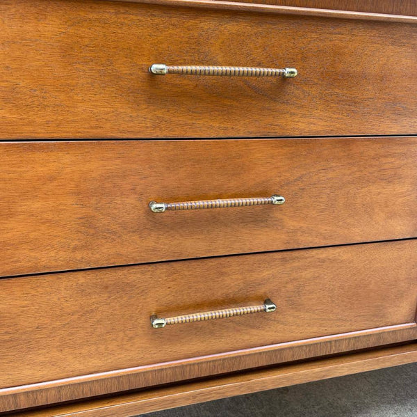 Mid-Century Modern Walnut 6-Drawer Dresser, c.1960’s