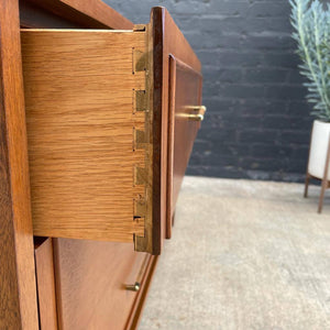 Mid-Century Modern Walnut 6-Drawer Dresser, c.1960’s