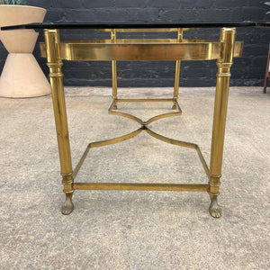 Vintage Brass & Glass Coffee Table, c.1960’s
