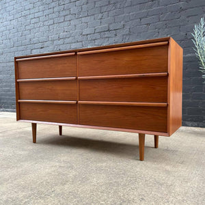 Danish Modern 6-Drawer Teak Dresser, c.1960’s