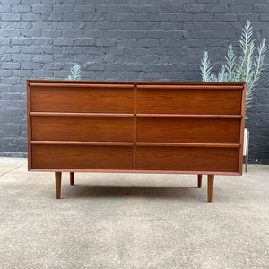 Danish Modern 6-Drawer Teak Dresser, c.1960’s