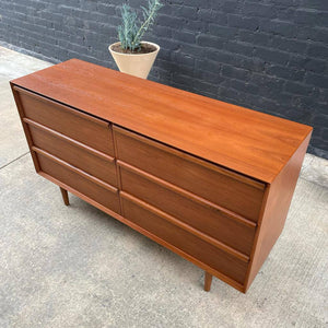 Danish Modern 6-Drawer Teak Dresser, c.1960’s