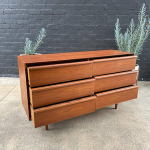 Danish Modern 6-Drawer Teak Dresser, c.1960’s