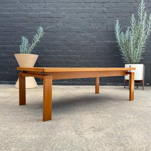 Danish Modern Teak Coffee Table with Tile Top, c.1960’s