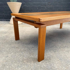 Danish Modern Teak Coffee Table with Tile Top, c.1960’s