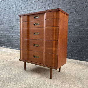 Mid-Century Modern Walnut Highboy Chest of Drawers, c.1960’s