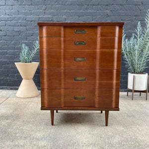 Mid-Century Modern Walnut Highboy Chest of Drawers, c.1960’s