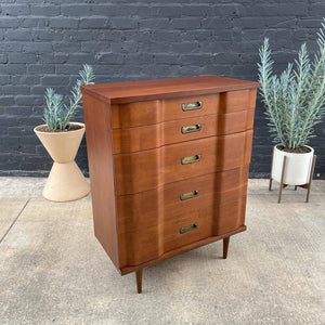 Mid-Century Modern Walnut Highboy Chest of Drawers, c.1960’s