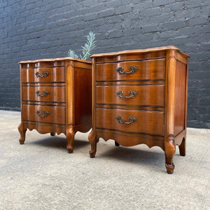Pair of Vintage French Provincial Night Stands, c.1960’s