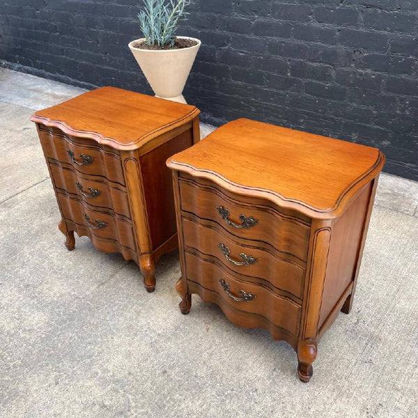 Pair of Vintage French Provincial Night Stands, c.1960’s