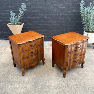 Pair of Vintage French Provincial Night Stands, c.1960’s