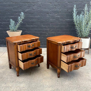 Pair of Vintage French Provincial Night Stands, c.1960’s