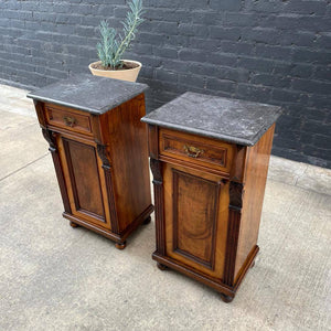 Pair of Antique Empire Style Mahogany End Tables / Night Stands, 1920’s