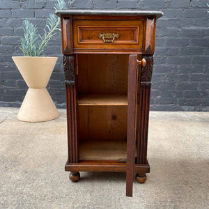 Pair of Antique Empire Style Mahogany End Tables / Night Stands, 1920’s