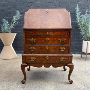 Antique Mahogany Secretary Drop-Down Desk, 1960’s