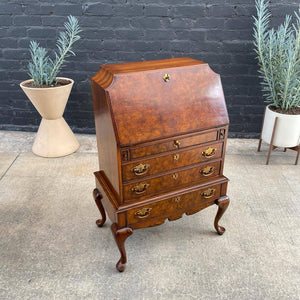 Antique Mahogany Secretary Drop-Down Desk, 1960’s