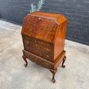 Antique Mahogany Secretary Drop-Down Desk, 1960’s