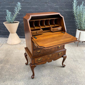 Antique Mahogany Secretary Drop-Down Desk, 1960’s
