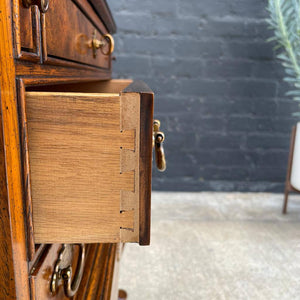 Antique Mahogany Secretary Drop-Down Desk, 1960’s