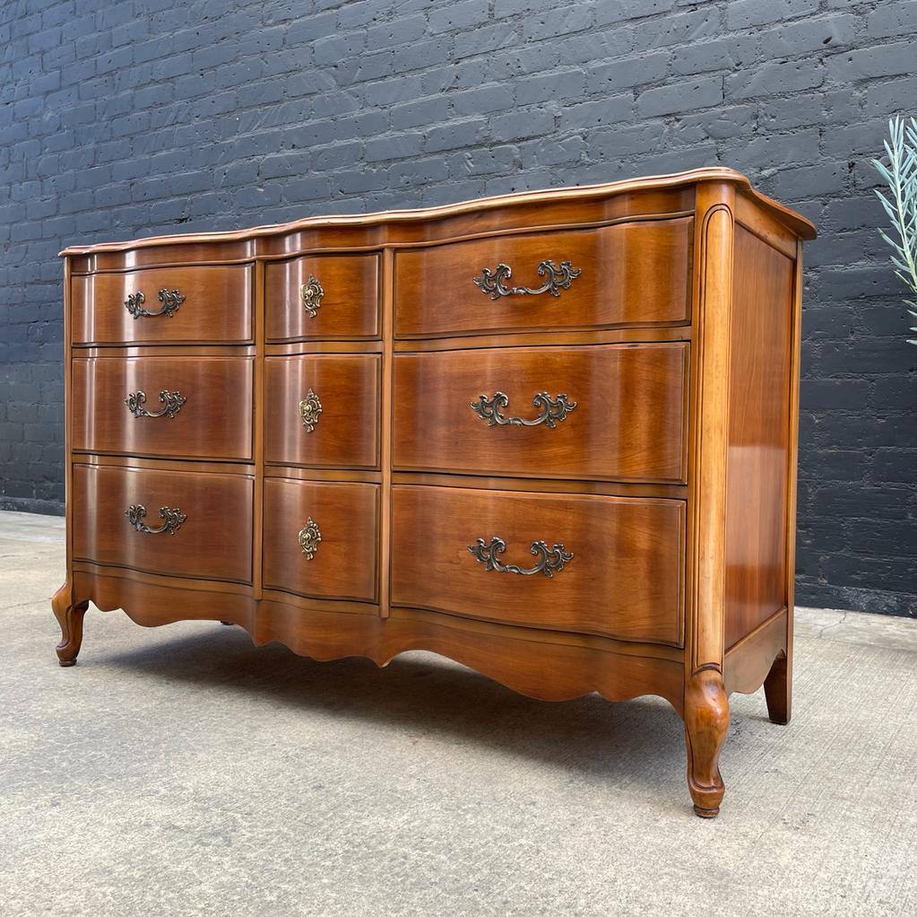 Vintage French Provincial Dresser with Mirror, c.1960's – Vintage Supply Vintage French Provincial Dresser with Mirror, c.1960's – Vintage Supply