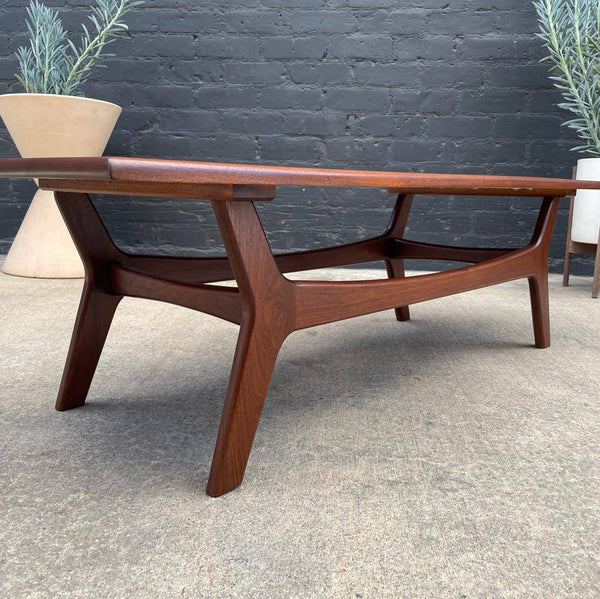 Mid-Century Modern Sculpted Walnut Coffee Table, c.1960’s