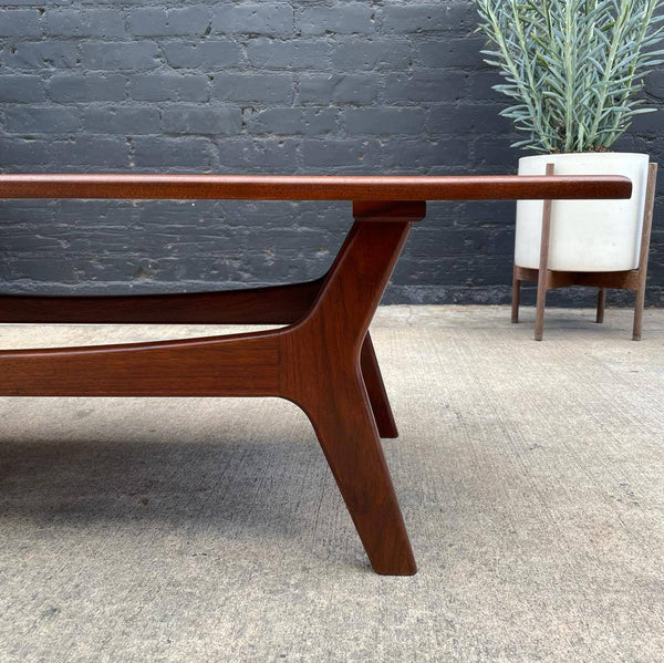 Mid-Century Modern Sculpted Walnut Coffee Table, c.1960’s