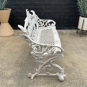 Vintage Aluminum Love Seat Bench