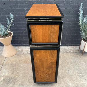 Mid-Century Modern Highboy with Brass Pulls, c.1960’s