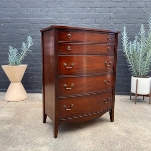 Antique Federal-Style Mahogany Highboy Chest of Drawers, c.1950’s