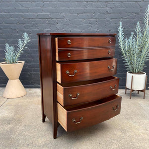 Antique Federal-Style Mahogany Highboy Chest of Drawers, c.1950’s