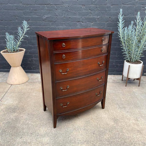 Antique Federal-Style Mahogany Highboy Chest of Drawers, c.1950’s