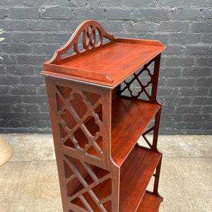 Antique Federal-Style Mahogany Tier Bookshelf, c.1950’s