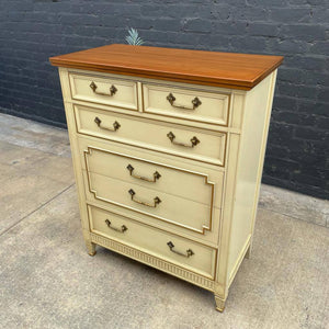 Vintage Neoclassical Style Highboy Chest of Drawers by Drexel, c.1960’s
