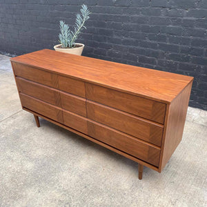 Mid-Century Modern 9-Drawer Walnut Dresser, c.1960’s