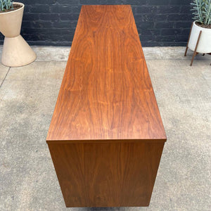 Mid-Century Modern 9-Drawer Walnut Dresser, c.1960’s