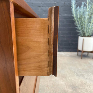 Mid-Century Modern 9-Drawer Walnut Dresser, c.1960’s