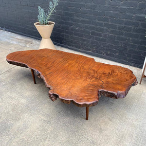 Vintage Free-Form Slab Coffee Table