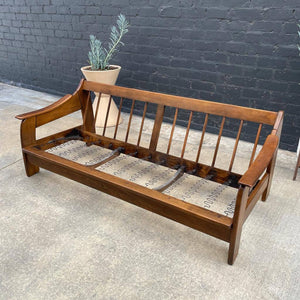 Set of Mid-Century Modern Walnut Sofa and a Lounge Chair, 1960’s