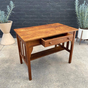 Vintage Mission Style Oak Desk, 1960’s