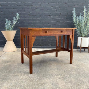 Vintage Mission Style Oak Desk, 1960’s