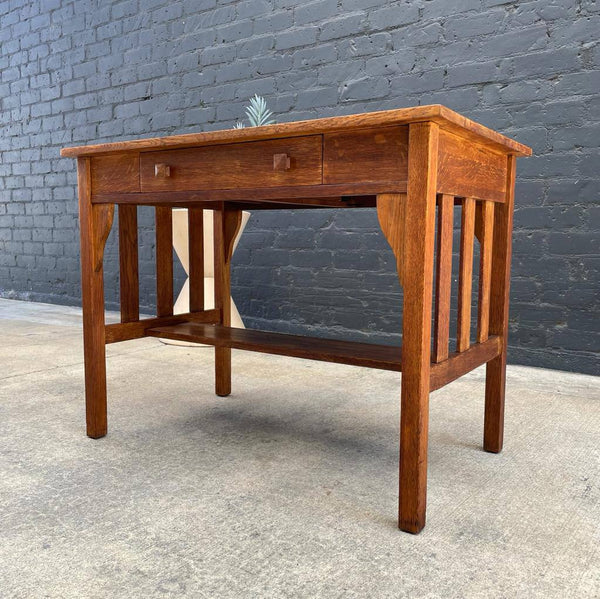 Vintage Mission Style Oak Desk, 1960’s