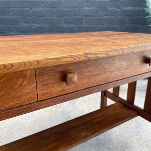 Vintage Mission Style Oak Desk, 1960’s