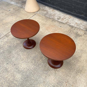 Mid-Century Modern Walnut Side Tables, c.1960’s