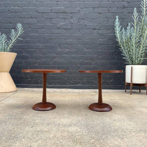 Mid-Century Modern Walnut Side Tables, c.1960’s