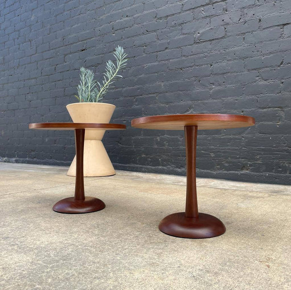 Mid-Century Modern Walnut Side Tables, c.1960’s