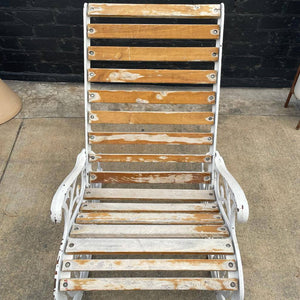 Vintage Metal Outdoor Patio Rocking Chair